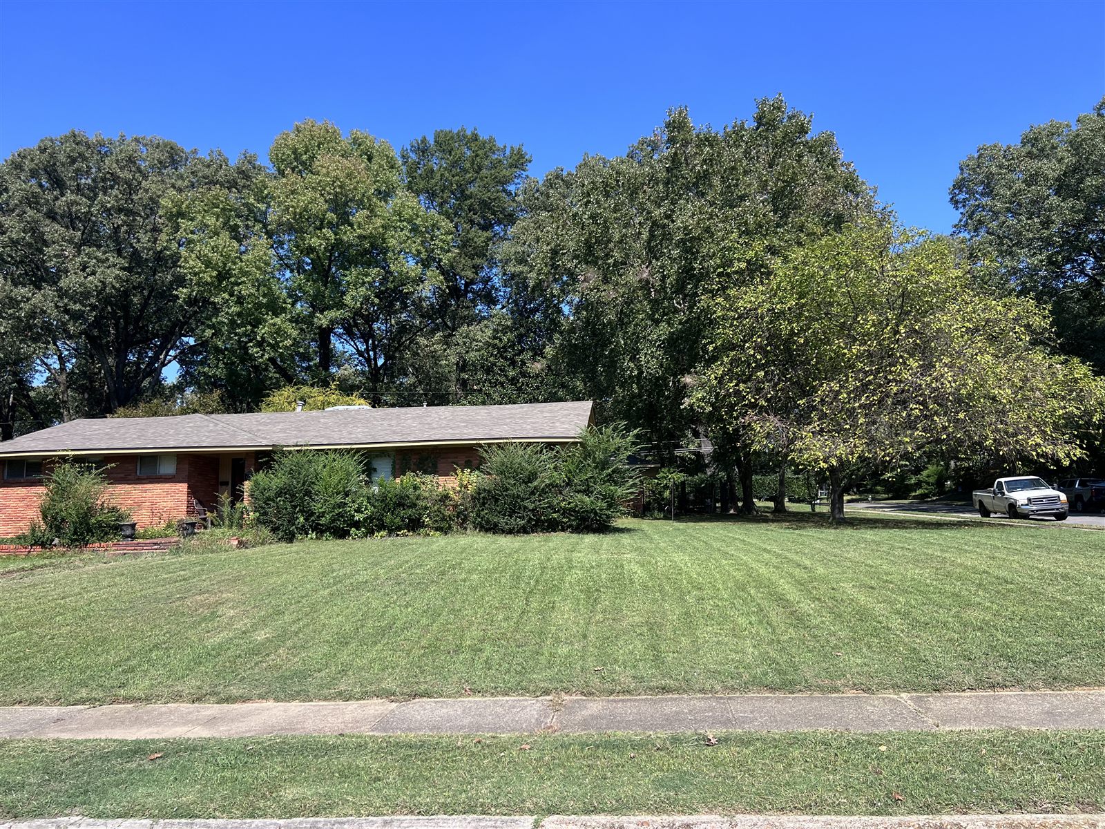 After — Memphis lawn care results