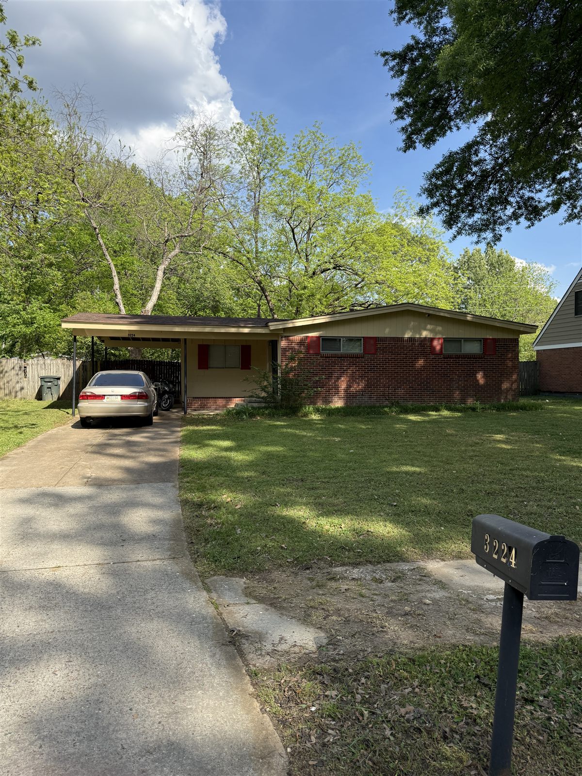 After — Memphis lawn care and garden bed results